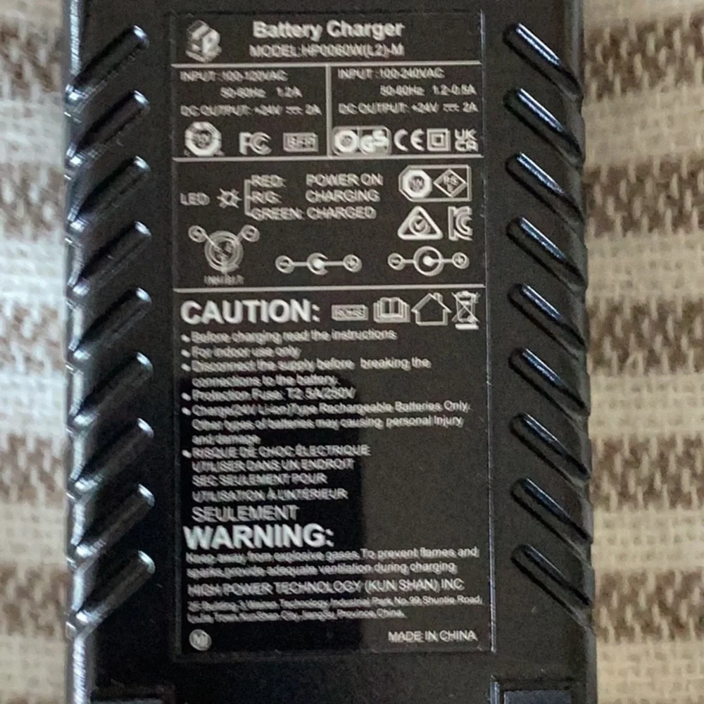 Black Battery Charger